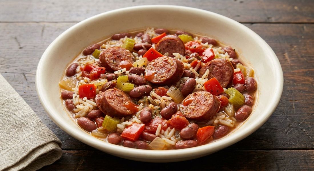 Red Beans and Rice with Andouille