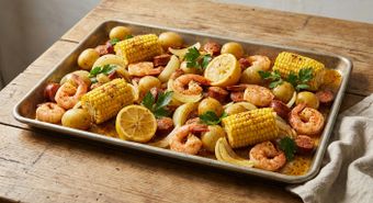 Sheet-Pan Shrimp Boil