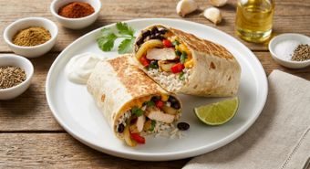 Grilled Chicken Burritos