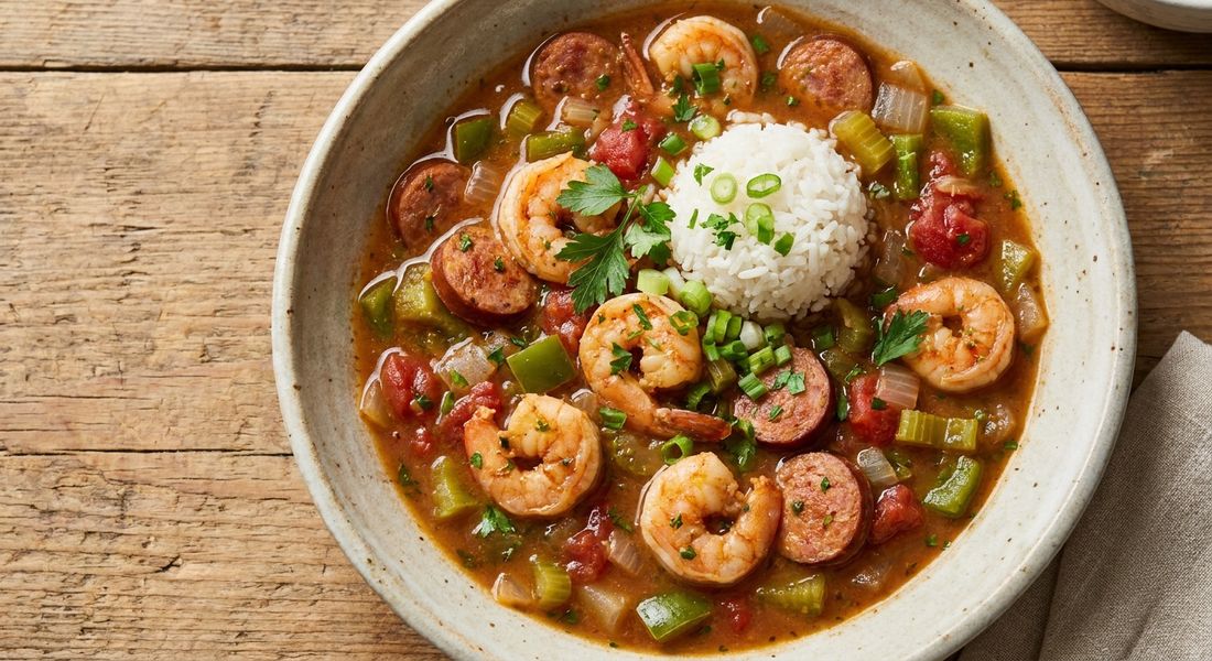 Shrimp and Andouille Gumbo