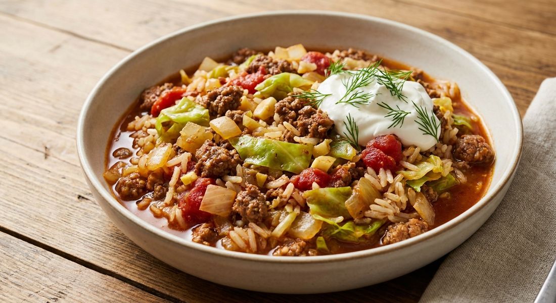 Unstuffed Cabbage Roll Skillet