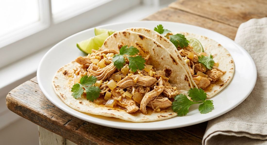 Slow Cooker Chicken Tacos