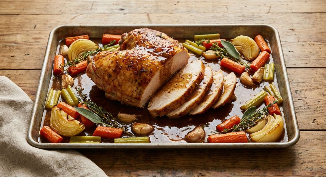 Roast Turkey Breast with Gravy