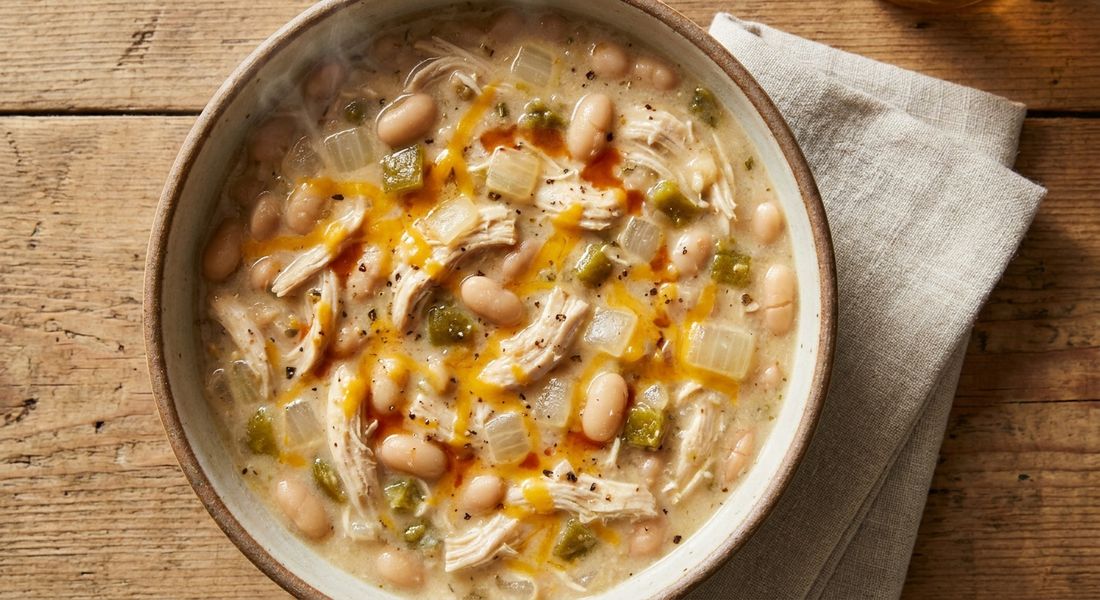 Slow Cooker White Chicken Chili