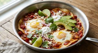 Chilaquiles with Eggs