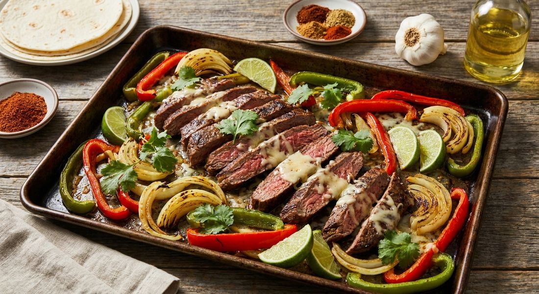 Sheet-Pan Steak Fajitas