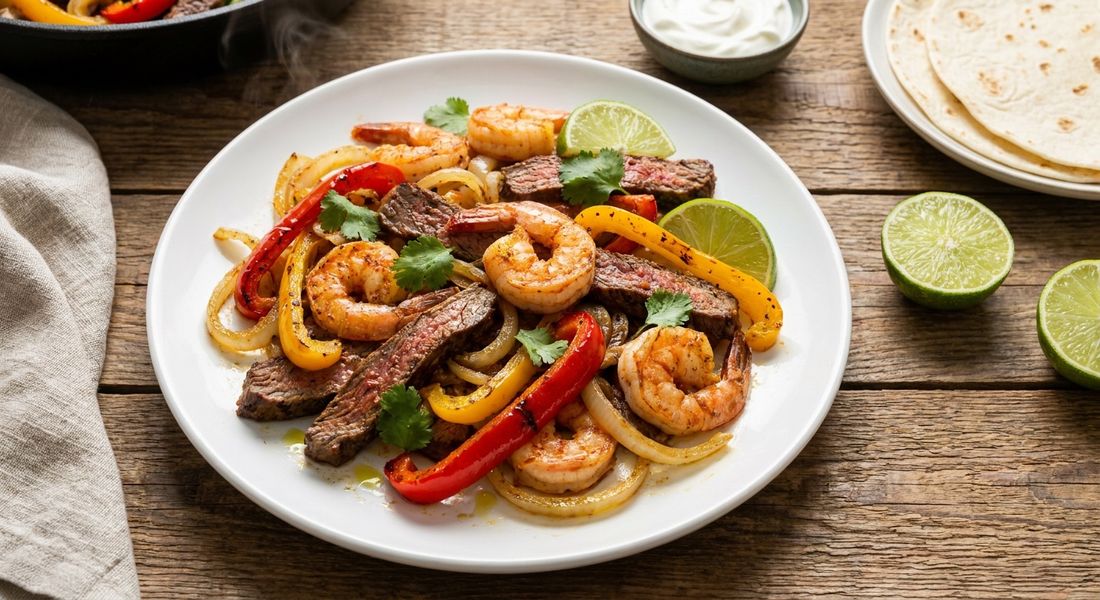 Sheet-Pan Combination Fajitas