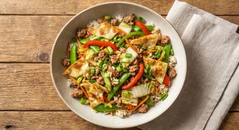 Potsticker Stir-Fry Bowls