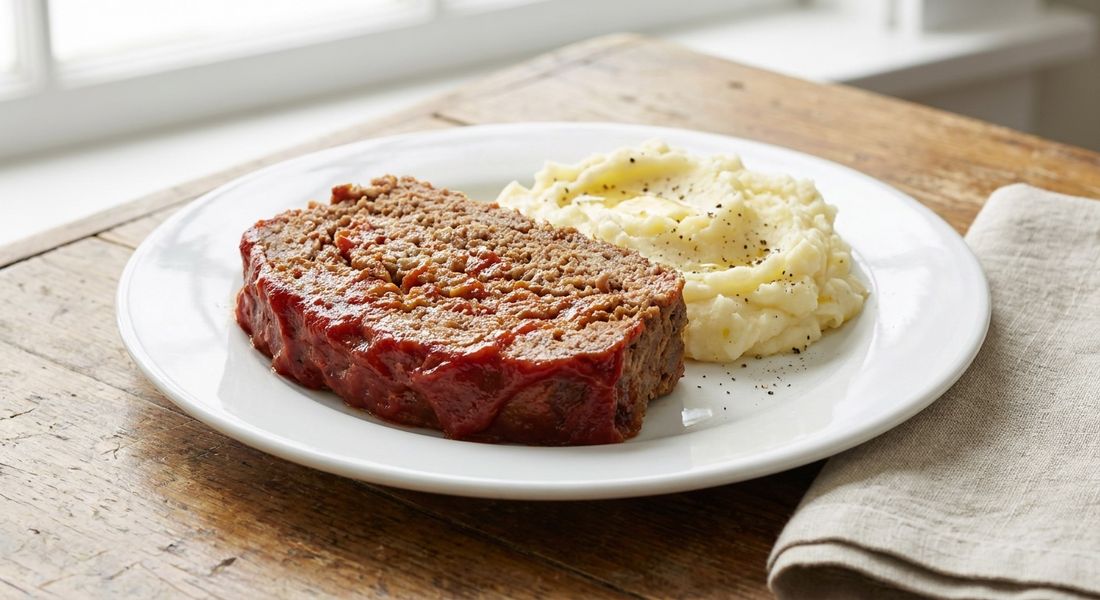 Meatloaf and Mashed Potatoes